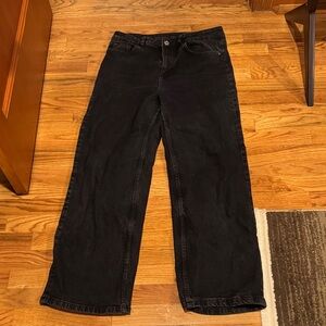 Marks & Spencer Black Straight Leg Jeans